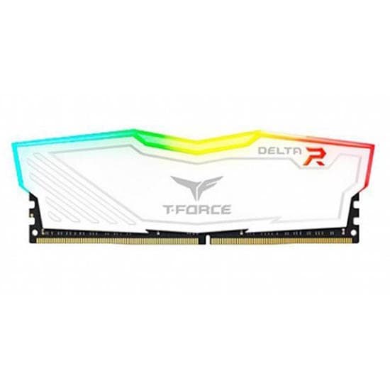 Team Group Ram-hukommelse Tf4d416g3200hc16cdc01 Delta 16gb 2x8gb Ddr4 3200mhz Rgb Hvid