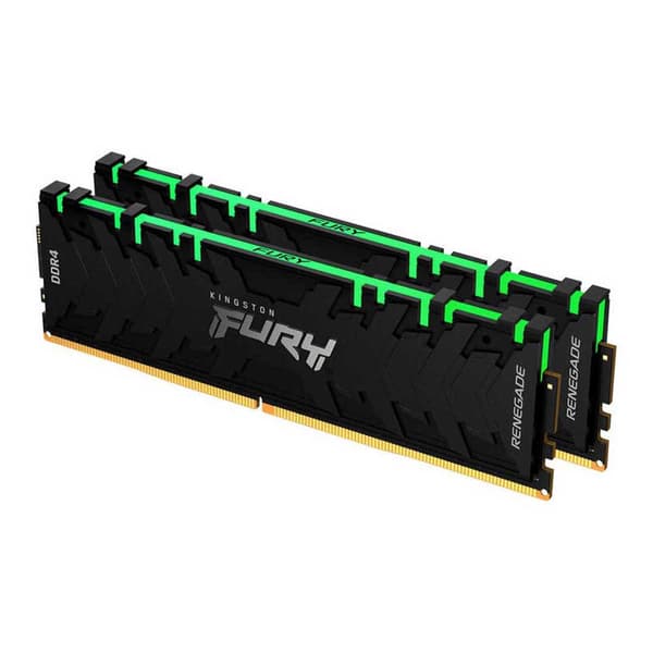 Kingston Ram-muisti Fury Beast Rgb Cl4 16gb 2x8gb Ddr5 5200mhz Musta