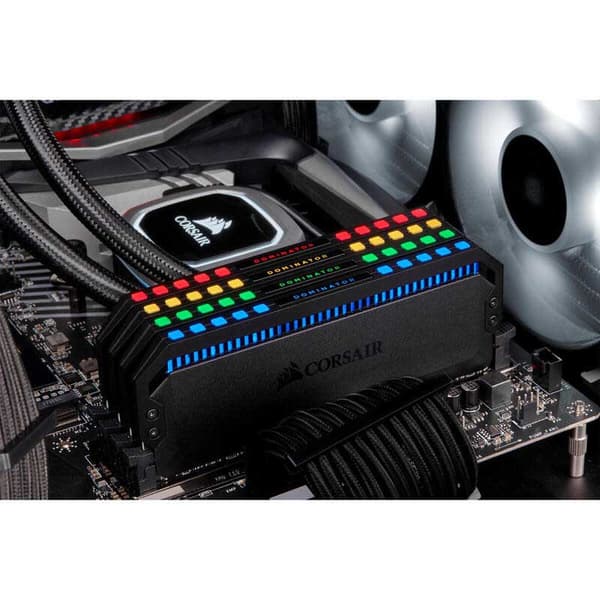 Corsair Ram-minne Dominator Platinum Rgb 16gb 2x8gb Ddr4 3200mhz Silver