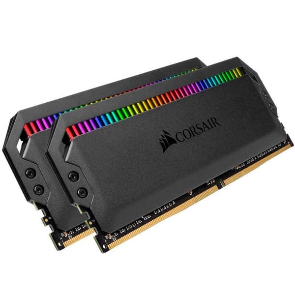 Corsair Ram-minne Dominator Platinum Rgb 16gb 2x8gb Ddr4 3200mhz Silver