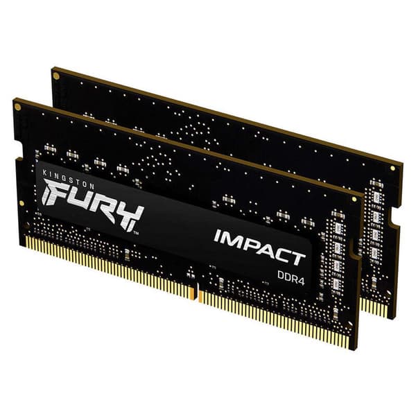 Kingston Ram-muisti Fury Impact 64gb 2x32gb Ddr4 3200mhz Musta