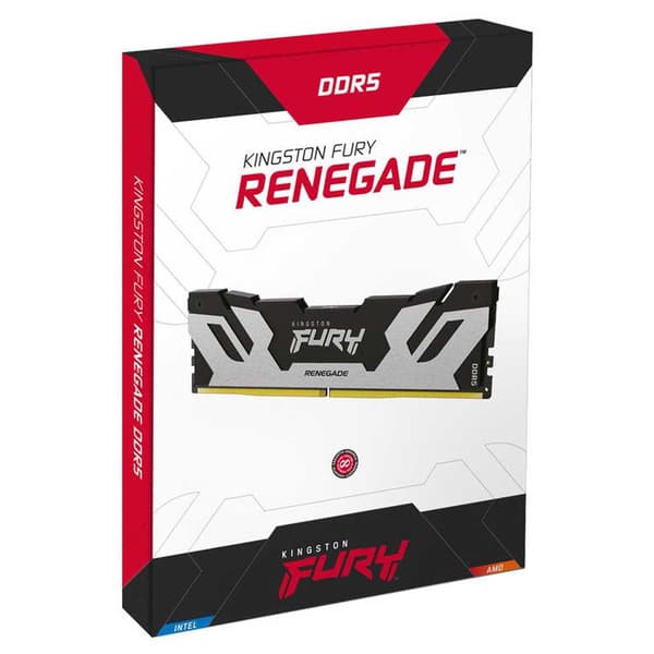 Kingston Muisti Ram Fury Renegade Silver 1x16gb Ddr5 6000mhz Hopeinen