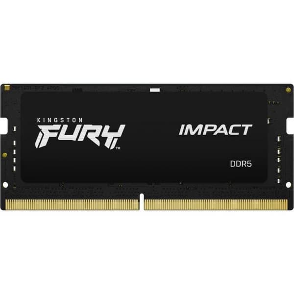 Minnessats - Kingston - Kingston FURY Impact - DDR5 - kit - 32 GB: 2 x 16 GB - 262-pin SO DIMM - 5600 MHz / PC5-44800 - minne