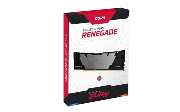 Kingston Technology FURY 16GB 3600MT/s DDR4 CL16 DIMM (2 kpl) Renegade Black
