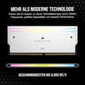 Miniatyrbillede 2 af 5: Corsair DOMINATOR TITANIUM RGB DDR5 6600MT/s 32GB 2x16GB Hvid - 32 GB - DIMM (CMP32GX5M2X6600C32W)