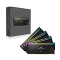 Miniatyrbild 5 av 5: CORSAIR Dominator Titanium RGB DDR5 RAM 64GB (4x16GB) DDR5 6400MHz CL32 Intel XMP iCUE-kompatibelt datorminne - svart (CMP64GX5M4B6400C32)