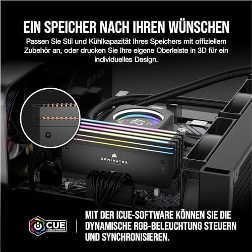 Corsair Dominator Titanium CMP64GX5M2B6400C32 minnesmodul 64 GB 2 x 32 GB DDR5 6400 MHz (CMP64GX5M2B6400C32)