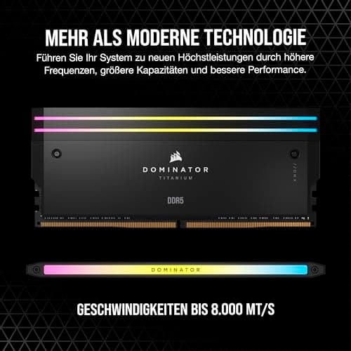 Corsair Dominator Titanium CMP64GX5M2B6400C32 minnesmodul 64 GB 2 x 32 GB DDR5 6400 MHz (CMP64GX5M2B6400C32)