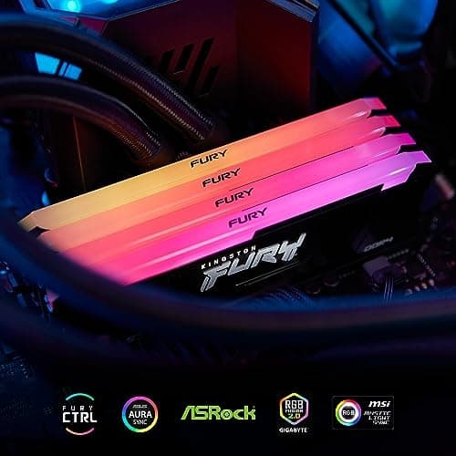 Kingston FURY Beast RGB 16GB 3200MT/s DDR4 CL16 DIMM PC-hukommelse KF432C16BB12A/16