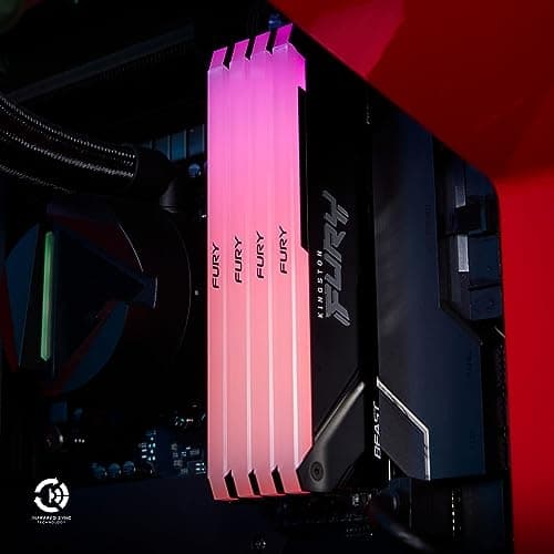 Kingston FURY Beast RGB 16GB 3200MT/s DDR4 CL16 DIMM PC-hukommelse KF432C16BB12A/16