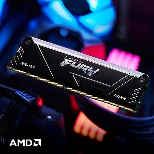Kingston FURY Beast RGB 16GB 3200MT/s DDR4 CL16 DIMM PC-hukommelse KF432C16BB12A/16