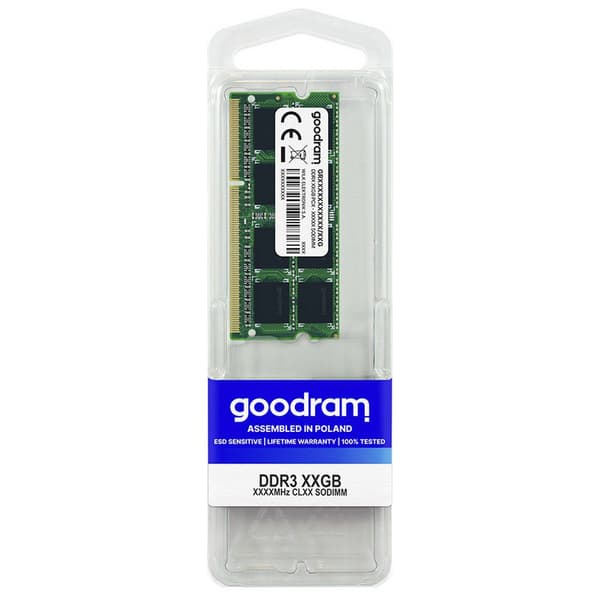 Goodram Pc1600 1x8gb Ddr3 1600mhz Vihreä