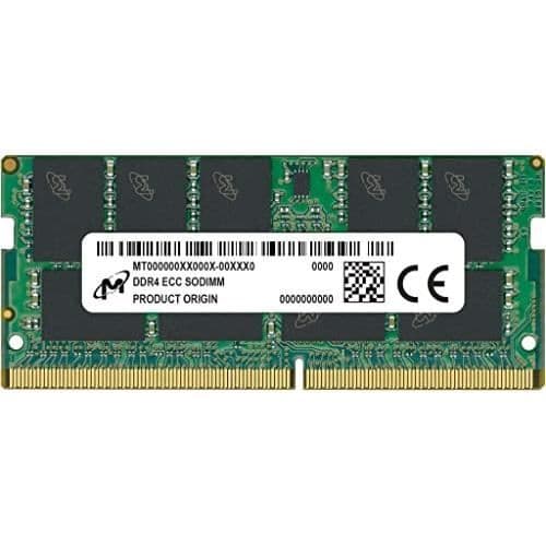 RAM-minne SODIMM - CRUCIAL - DDR4 ECC 16GB - 3200 MHz - 1Rx8 - Felkorrektion
