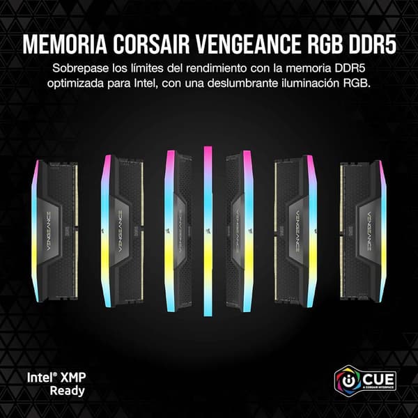 Corsair Hukommelse Ram Vengeance Cmh32gx5m2b6600c38 32gb 2x16gb Ddr5 6600mhz