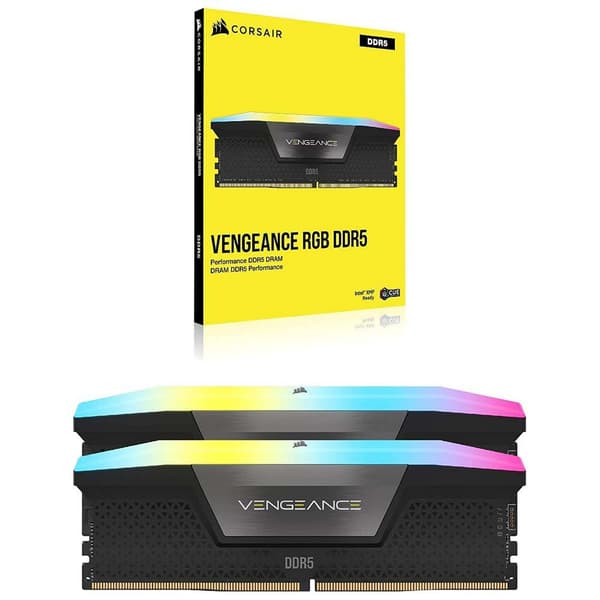 Corsair Hukommelse Ram Vengeance Rgb Cmh32gx5m2b6400c36 32gb 2x16gb Ddr5 6400mhz