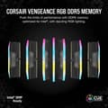 Miniatyrbillede 2 af 6: Corsair Hukommelse Ram Vengeance Rgb Cmh32gx5m2b6400c36 32gb 2x16gb Ddr5 6400mhz