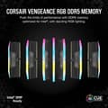 Miniatyrbillede 2 af 6: Corsair Hukommelse Ram Vengeance Rgb Cmh64gx5m2b6600c32 64gb 2x32gb Ddr5 6600mhz