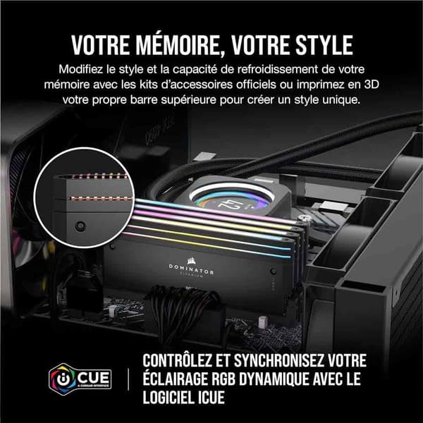 Corsair Muisti Ram Dominator Titanium Cmp64gx5m2b6400c32 64gb 2x32gb Ddr5 6400mhz