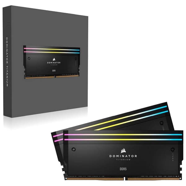 Corsair Muisti Ram Dominator Titanium Cmp64gx5m2b6400c32 64gb 2x32gb Ddr5 6400mhz