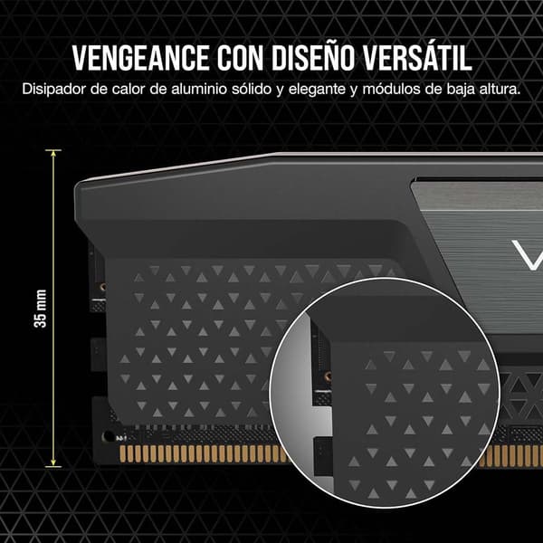 Corsair Muisti Ram Vengeance Cmk32gx5m2b6000c30 32gb 2x16gb Ddr5 6000mhz
