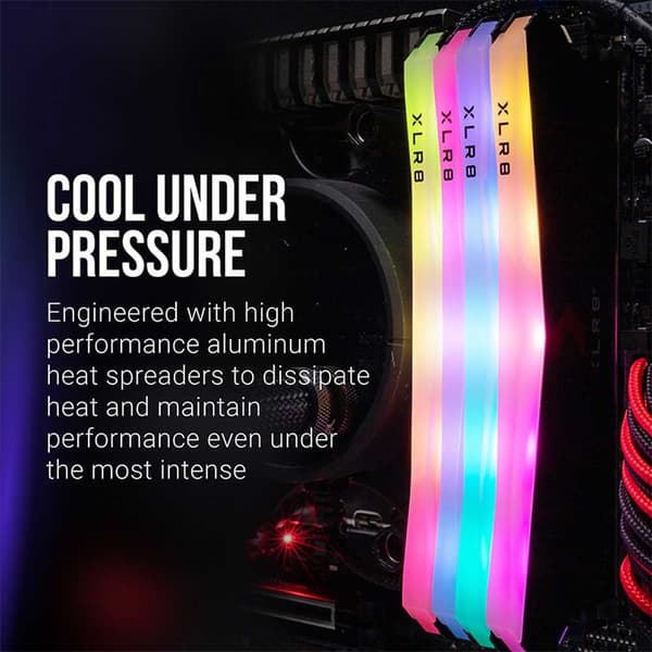 Pny Xlr8 Gaming Epic Rgb 1x8gb Ddr4 3200mhz Ram Musta