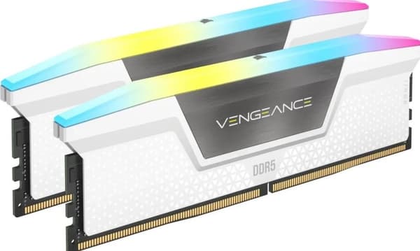 Corsair RAM D5 6000 32GB C30 Vengeance RGB K2 (CMH32GX5M2B6000C30W)