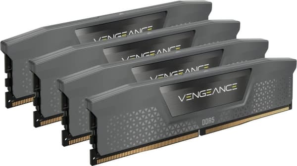 Corsair Vengeance CMK64GX5M4B6000Z36, 64GB, 4x16GB, DDR5, 6000MHz, 288-bens DIMM