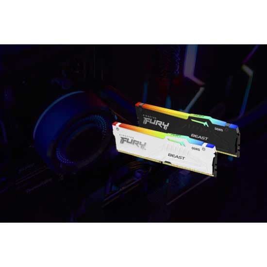 Kingston Kf564c32bba-16 Fury Beast Rgb 1x16gb Ddr5 6400mhz Ram