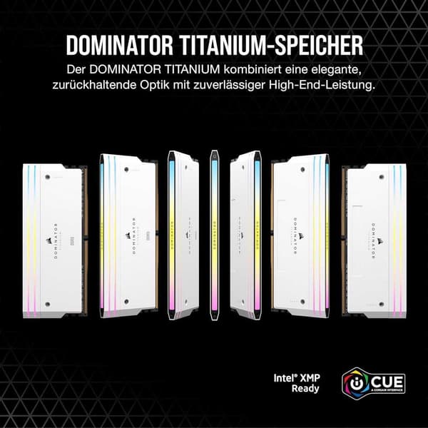 Corsair Dominator Titanium Cmp64gx5m2b6400c32w 64gb 2x32gb Ddr5 6400mhz Ram