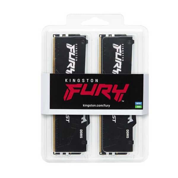 Kingston Kf552c40bbak4-128 Fury Beast Rgb 128gb 4x32gb Ddr5 5200mhz Ram