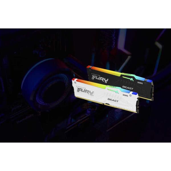 Kingston Kf556c36bweak2-32 Fury Beast Rgb 32gb 2x16gb Ddr5 5600mhz Ram