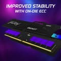 Pikkukuva 2 / 6: Kingston Kf560c30bbea-16 Fury Beast Rgb 1x16gb Ddr5 6000mhz Ram-muisti