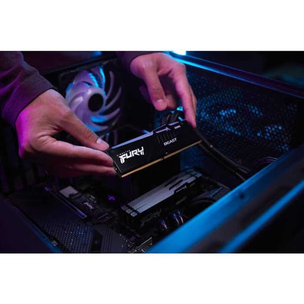 Kingston Kf560c30bbeak2-32 Fury Beast Rgb 32gb 2x16gb Ddr5 6000mhz Ram-muisti