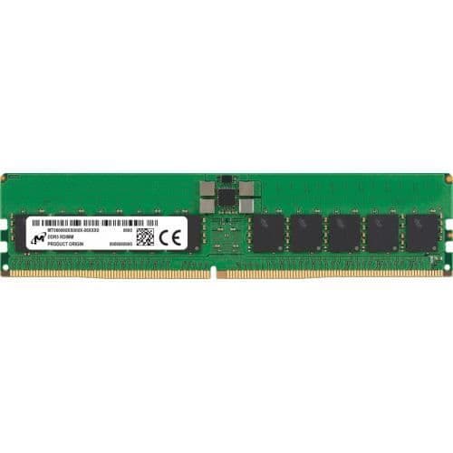RDIMM - CRUCIAL - Micron DDR5 32GB 2Rx8 4800 - Hög hastighet - Stor kapacitet - 2Rx8 modul