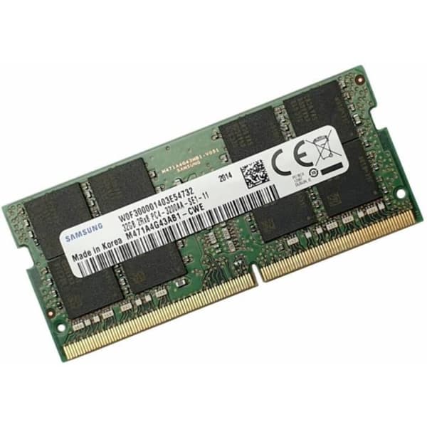 Samsung M471A4G43AB1-CWE Bärbar minnesmodul DDR4 32 GB 1 x 32 GB 3200 MHz SO-DIMM 260 stift M471A4G43AB1