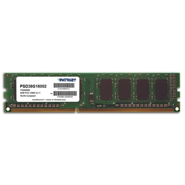 RAM-minne Patriot Memory PC3-12800 CL11 8 GB