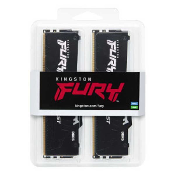 Kingston Kf564c32bbeak2-64 Fury Beast Rgb 64gb 2x32gb Ddr5 6400mhz Ram-muisti