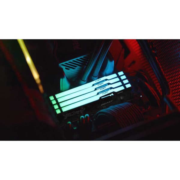 Kingston Kf564c32bbeak2-64 Fury Beast Rgb 64gb 2x32gb Ddr5 6400mhz Ram-muisti