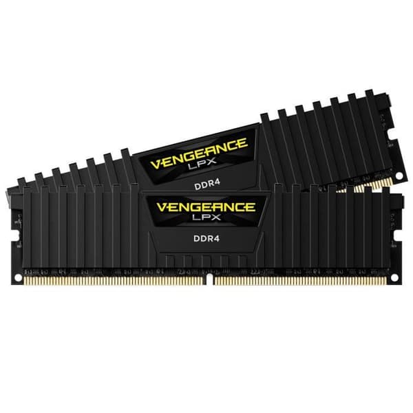 RAM-minne - CORSAIR - Vengeance LPX DDR4 - 16GB 2x8GB DIMM - 3000 MHz - CAS 15 - 1,35V - Svart (CMK16GX4M2B3000C)