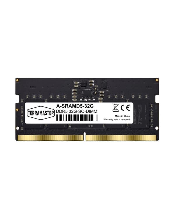 DDR5 RAM 32GB, 4800 MHz hastighet, SO-DIMM formfaktor, dedikerad för TERRAMASTER F2-424-serien