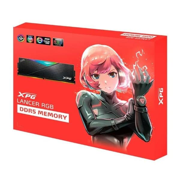 PC-minne - bärbar dator Adata - AX5U6000C3032G-DCLARBK - DDR5 64GB 6000-30 K2 Lancer RGB b XPG-serien