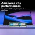 Miniatyrbild 3 av 3: DDR4 Memory Kit 64GB (32GB x 2) 3200MT/S PC4-25600 CL22 DRX8 SODIM 260P Svart