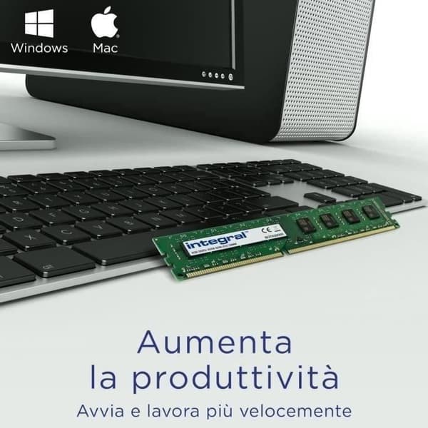 RAM-minne INTEGRAL EUROPE 4GB DDR3-1600 DIMM CL11 UNBUFFERT 1,5V - INTEGRAL - Generisk minnesmodul