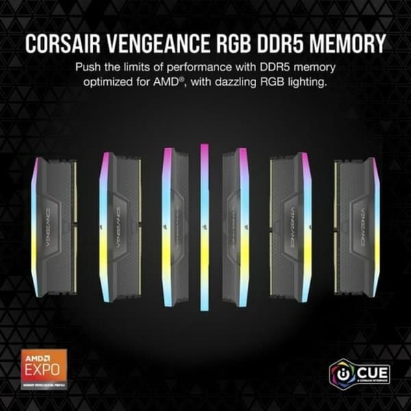 RAM-muisti Corsair CMH32GX5M2B6000Z30K 32 GB 6000 MHz DDR5