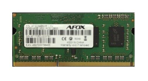 AFOX SO-DIMM DDR3 8GB minnesmodul 1600 MHz