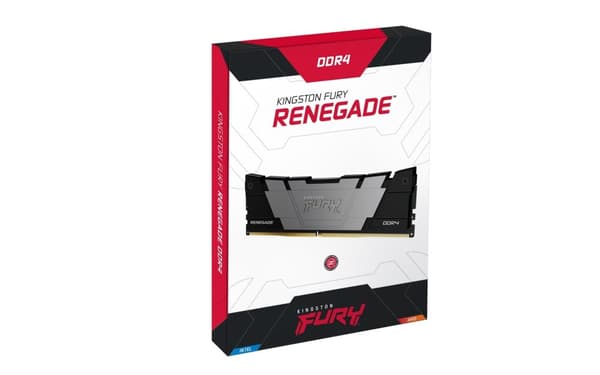 Kingston Technology FURY 16GB 3600MT/s DDR4 CL16 DIMM (kit med 2) Renegade Black
