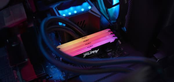 Kingston Technology FURY Beast 16GB 3600MT/s DDR4 CL17 DIMM (sæt med 2) RGB