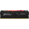 Miniatyrbild 1 av 3: Kingston FURY Beast RGB 16 GB DDR4 3000 MHz CL16 -minne