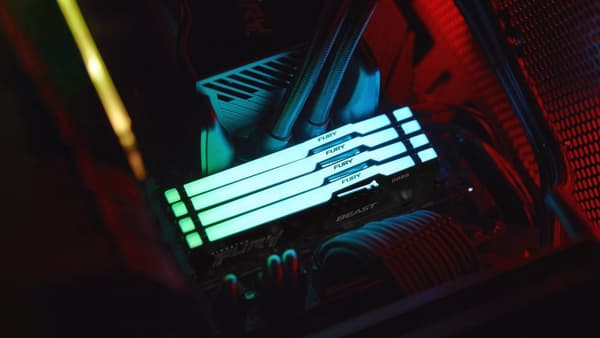 Kingston Technology FURY Beast 32GB 6000MT/s DDR5 CL30 DIMM (2 kpl) RGB XMP