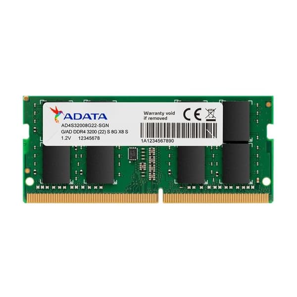 RAM-minne - AD4S32008G22-SGN - DDR4 - 8 GB - 3200 MHz - SO-DIMM